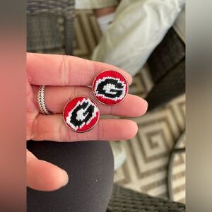 Needlepoint cufflinks